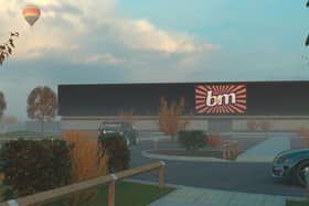 Artist's impression of the new B&M store.