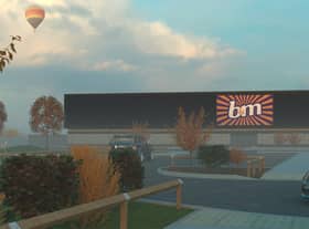 Artist's impression of the new B&M store.