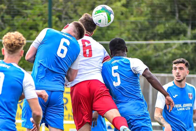 Skegness in action against Kimberley. Pic by Ryan Thompson, Happy Snapz Photography.