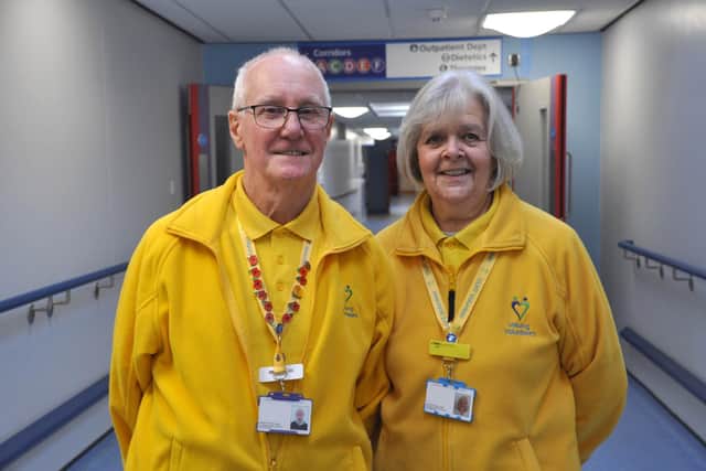 Terry and Colleen, just two of Lincolnshire's hospital volunteers.