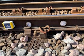 Rail sensors measuring temperature