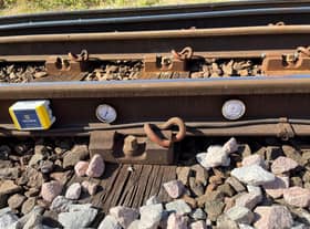 Rail sensors measuring temperature