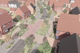 Plans for 186 homes on Cornwall Way, Ruskington. Credit: North Kesteven District Council
