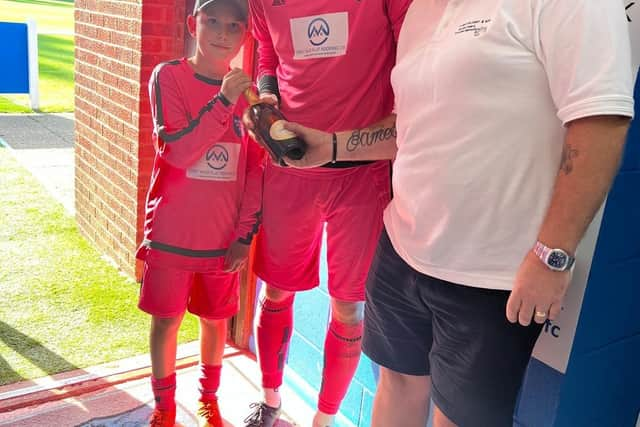 Travis Portas was named Man of the Match by sponsor S Brocklesby & Son.