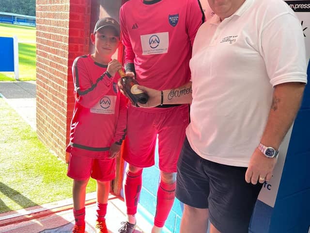 Travis Portas was named Man of the Match by sponsor S Brocklesby & Son.