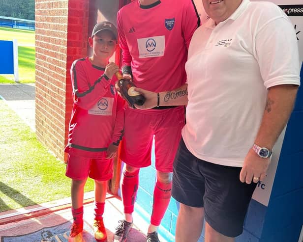 Travis Portas was named Man of the Match by sponsor S Brocklesby & Son.