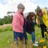 Pictured, from left, are Stephanie Ransom, Debbie Curle and Lorraine Sansam.