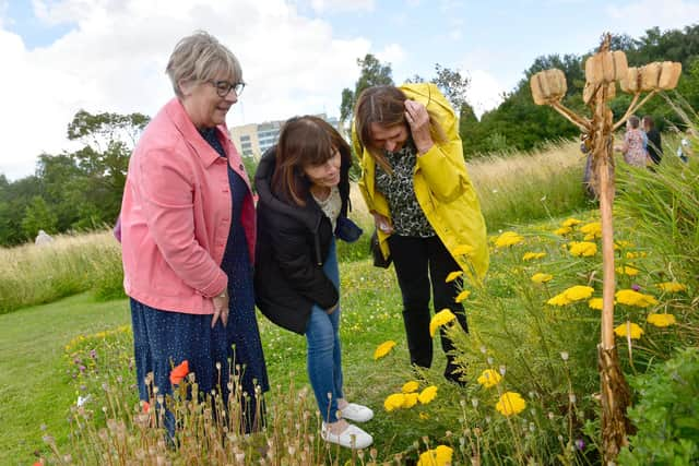 Pictured, from left, are Stephanie Ransom, Debbie Curle and Lorraine Sansam.