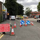 Kirton High Street has now been re-opened as flood prevention works continue.