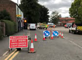 Kirton High Street has now been re-opened as flood prevention works continue.