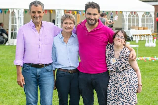 Founders of Home From Home Care - Paul, Ann and Hugo de Savary with Laura de Savary who inspired its creation.