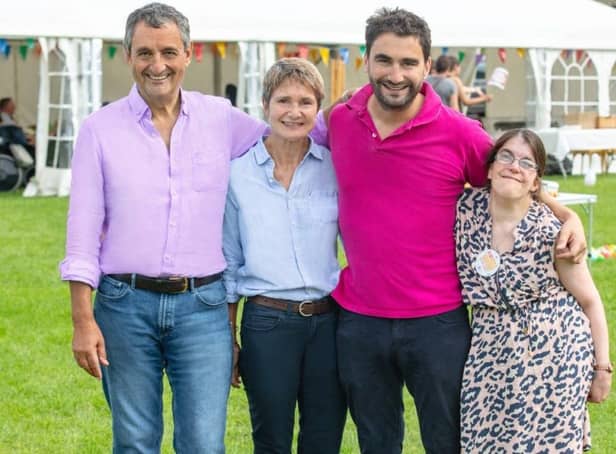 Founders of Home From Home Care - Paul, Ann and Hugo de Savary with Laura de Savary who inspired its creation.