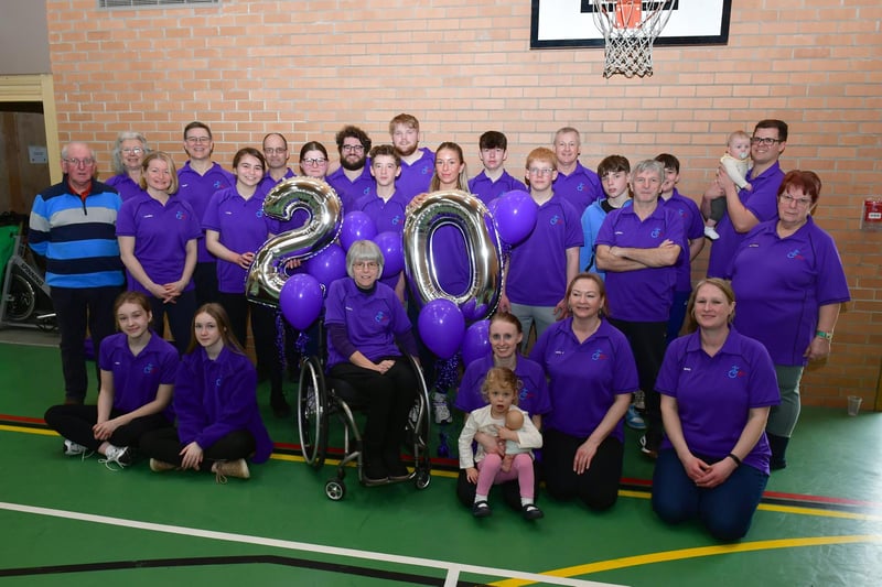 Sleaford Laffletics Club volunteers celebrate. Photo: David Dawson