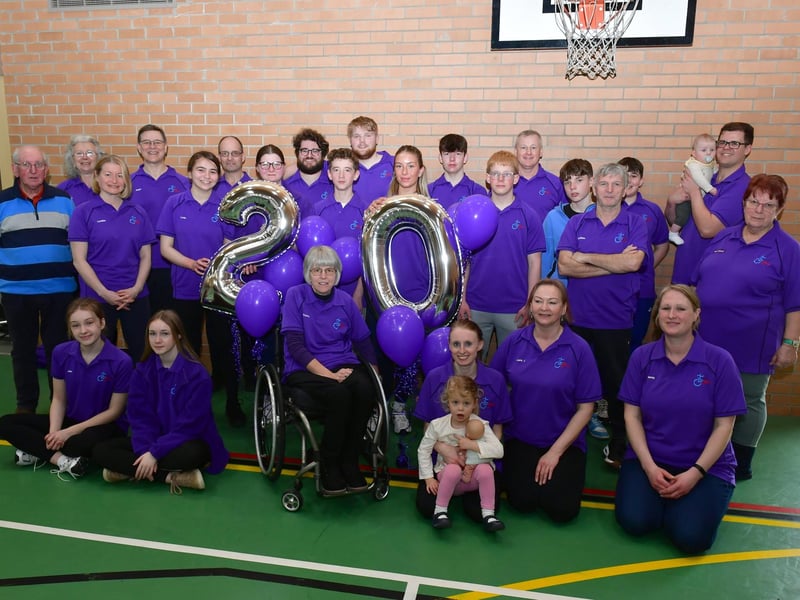 Sleaford Laffletics Club volunteers celebrate. Photo: David Dawson