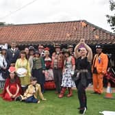 Characters come out to play for Alice in Wonderland.