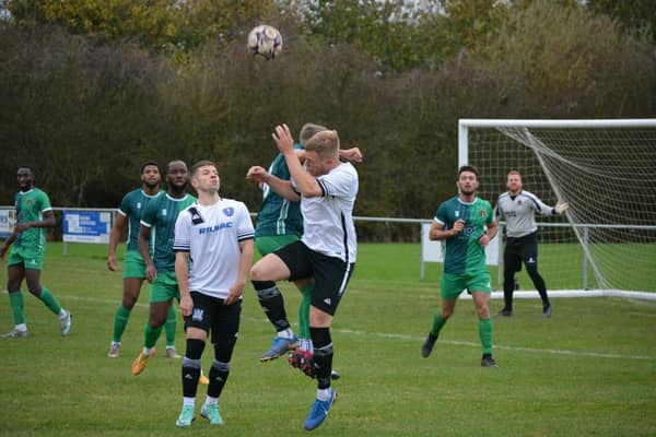 Bailey Wright - levelled for Louth against Dronfield on Saturday.