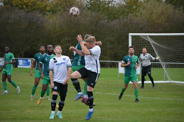Bailey Wright - levelled for Louth against Dronfield on Saturday.