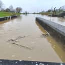 Concerns were raised regarding the levels of the River Steeping following Storm Henk.