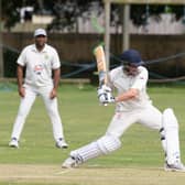 Action from Skegness Seconds' victory at Freiston LLL Seconds. Photo: Wayne Lagden