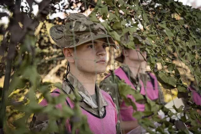 A shot from the week-long champion cadet competition, which tested a range of skills.