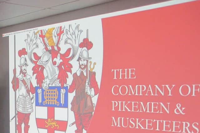 The badge of the Company of Pikemen and Muskateers