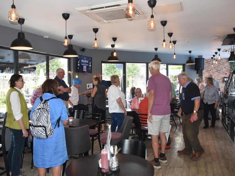 Fun, food and friendship was celebrated during the visit.