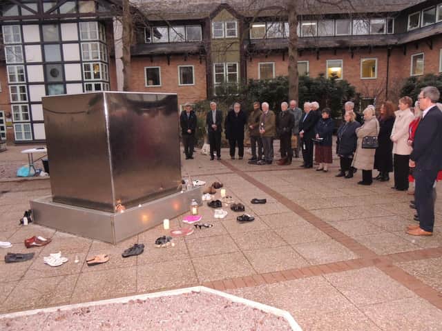 Councillors and staff at NKDC gathered for the Holocaust memorial event.