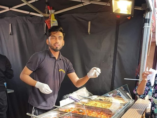 Mablethorpe Continental Market street food festival.