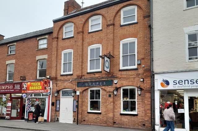The Grapes in Sleaford - under new management. Photo supplied