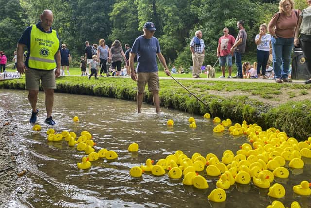 Louth Lions's 2022 Duck Race. Photo: Chris Frear