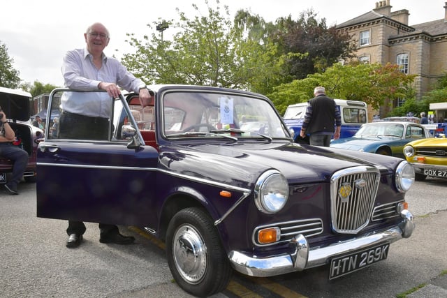 Terry Westwood of Cranwell with his 1972 Wolseley 1300 MkII