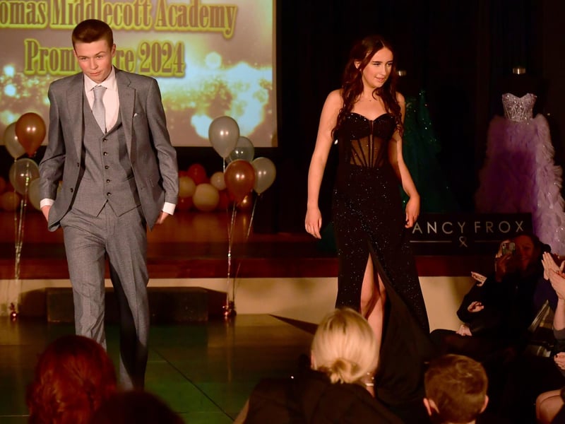 Items for the show were provided by fashion boutiques Fancy Frox and Skopes Menswear.