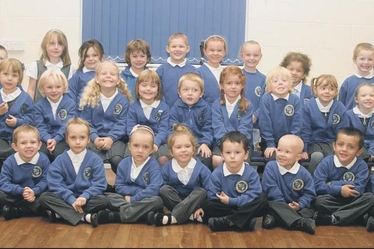 Members of Spilsby Primary School's reception in 2013.
