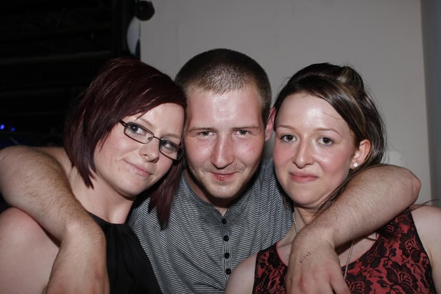Another trio of revellers from 10 years ago.