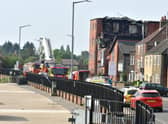 The scene in London Road, Boston, today.