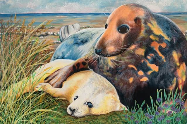 Just one of the artworks to be displayed.