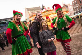 Festive street entertainment will be popping up throughout the event, including elves, angels and the spectacular Snow Lion