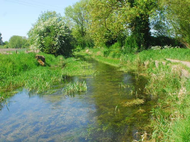 The River Slea. People are being asked what aspects of nature are most important to them in Lincolnshire.