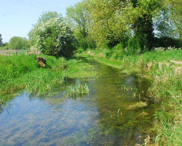 The River Slea. People are being asked what aspects of nature are most important to them in Lincolnshire.