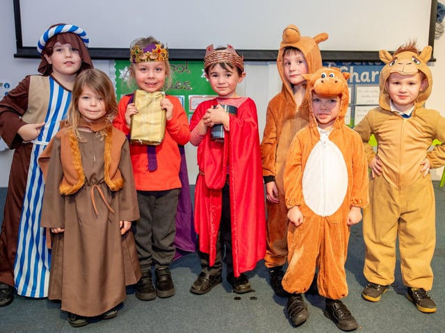 Grimoldby primary school's nativity.