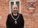 Mayor of Sleaford Coun Linda Edwards-Shea.