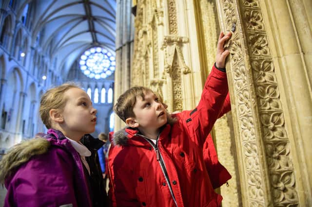 Children visit for free at Lincoln Cathedral
Picture: Chris Vaughan Photography for Lincoln Cathedral