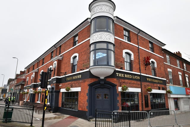 The refurbished exterior of the Red Lion pub in Skegness.