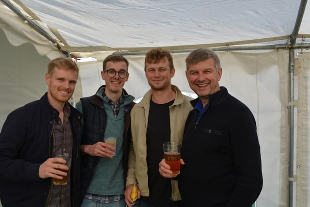 The festival gave the opportunity to chat with friends over a pint