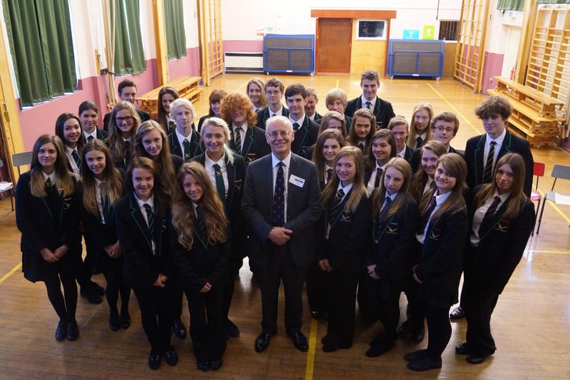 Caistor Yarborough Academy welcomed Lord Norton of Louth 10 years ago for a talk about the work and role of the House ofLords. It was followed by a question and answer session on various aspects of the parliamentary process and life at Westminster generally.