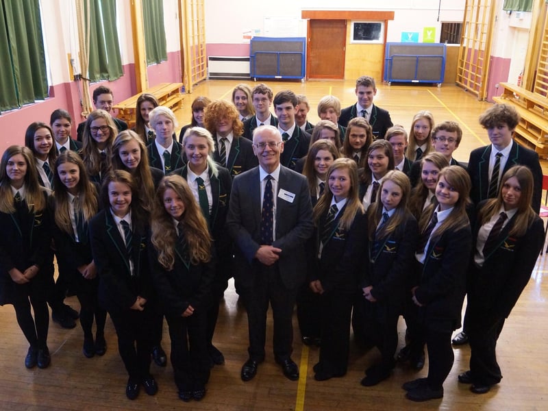 Caistor Yarborough Academy welcomed Lord Norton of Louth 10 years ago for a talk about the work and role of the House ofLords. It was followed by a question and answer session on various aspects of the parliamentary process and life at Westminster generally.