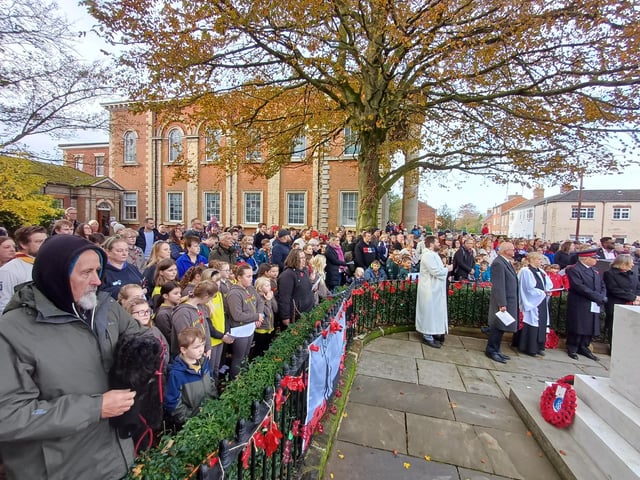 The Methodist Church garden was full of people