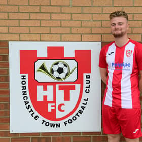 Another Horncastle hat-trick for Liam Cotton. Pic by Rob Savage.
