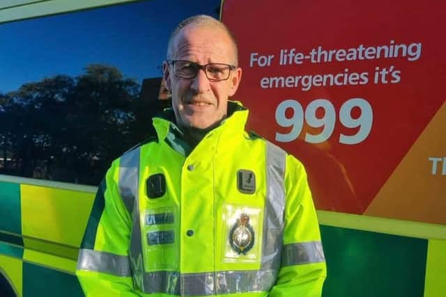 Dedicated paramedic Tim Sands passed away suddenly on Friday.