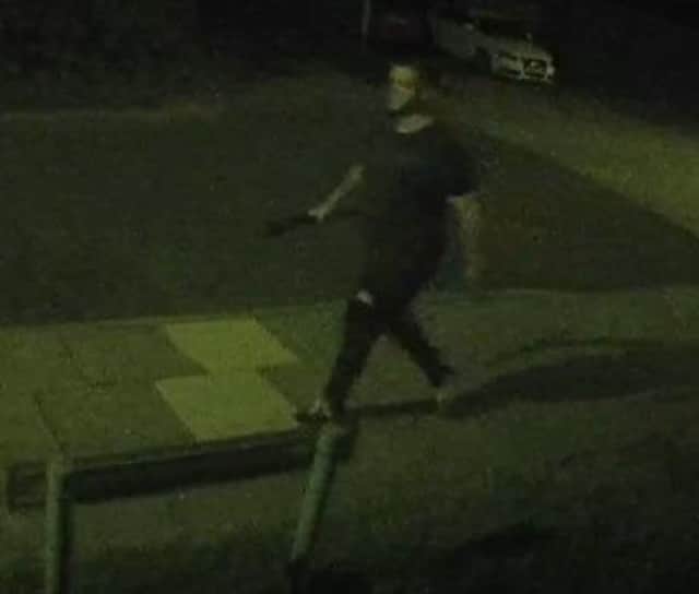The image of a man Lincs Police want to speak to.